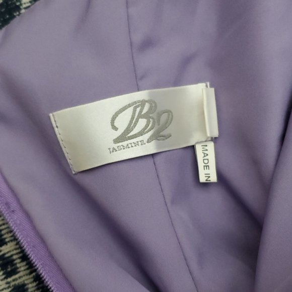 Jasmine Boutique- Lilac Halter Ruched Flowy Midi Mesh Dress - Picture 15 of 16